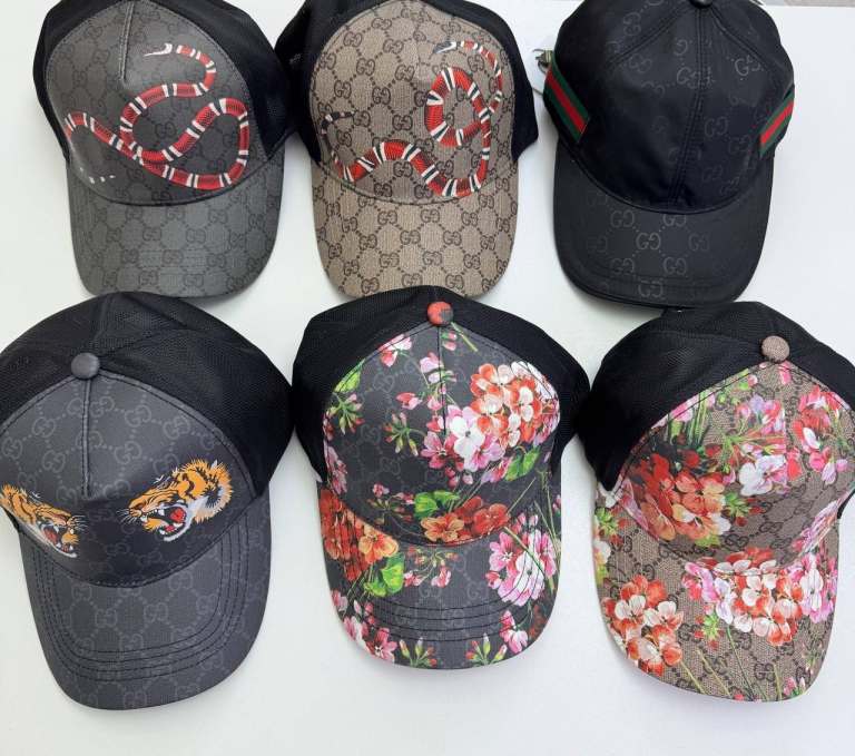 Stylish Baseball Caps - Various Designs, Good Condition