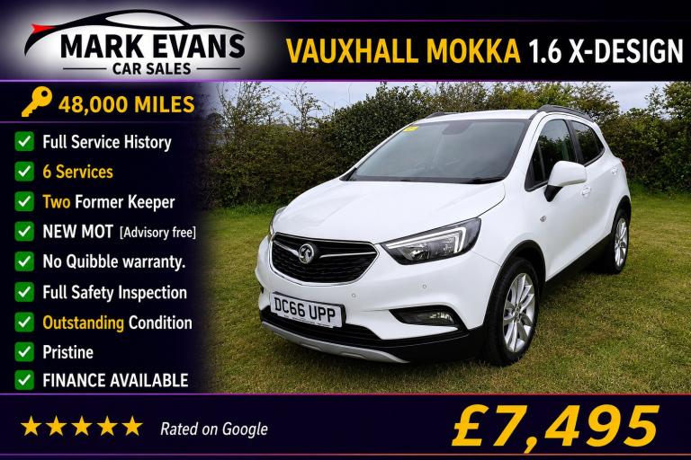2017 Vauxhall Mokka X 1.6i Active 5dr HATCHBACK Petrol Manual