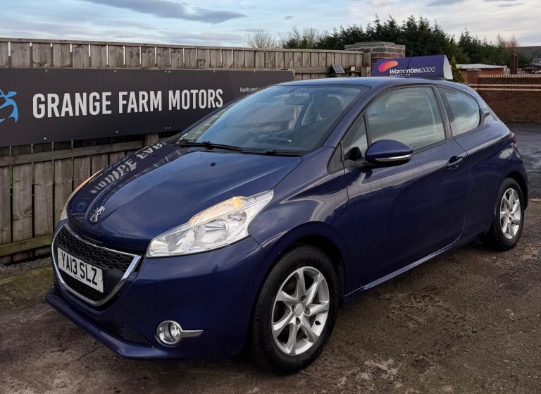 2013 Peugeot 208 1.2 VTi Active 3dr HATCHBACK Petrol Manual