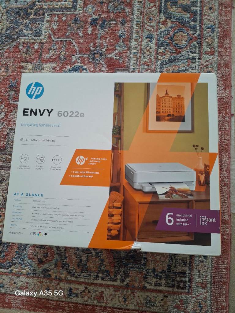 Hp envy 6022e Colour printer with scanner 