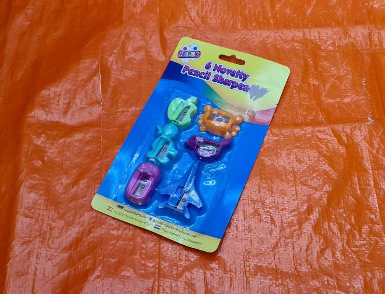 Art Box Pencil 6‑Pack – Animal & Object Designs 