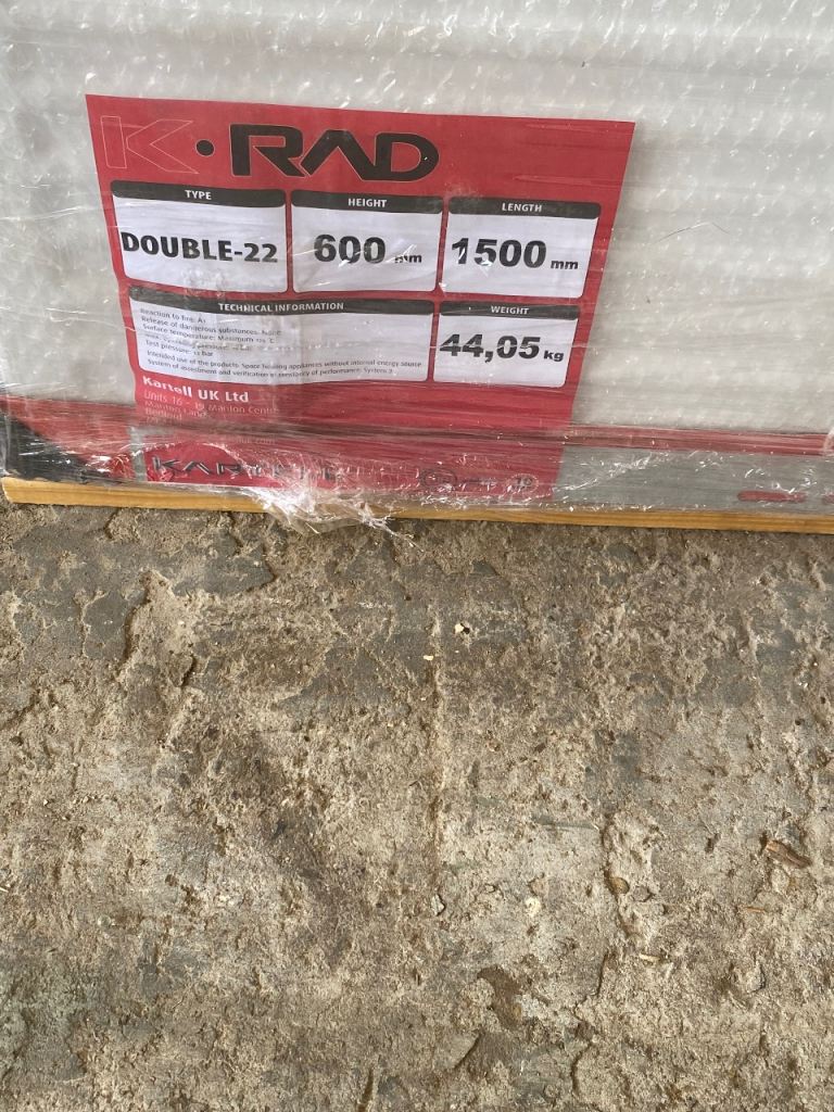 Radiator 1500 x 600 double 