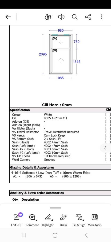 Upvc new sash and case windows