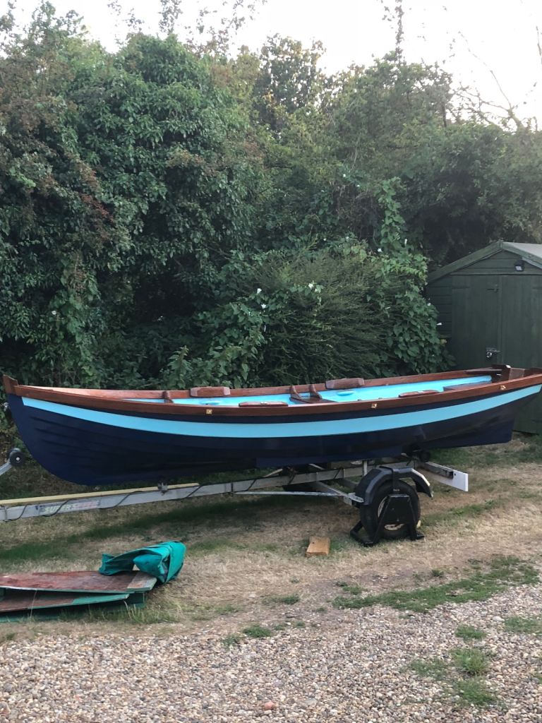 15 foot Sheelin Grp rowing boat