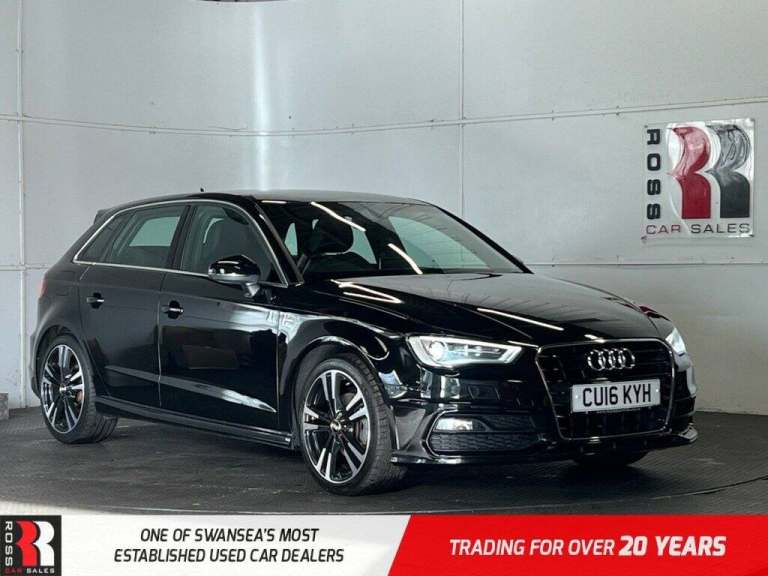 2016 Audi A3 1.4 TFSI CoD S line Sportback 5dr Petrol Manual Euro 6 (s/s) (Nav) (150 ps) Hatchbac...