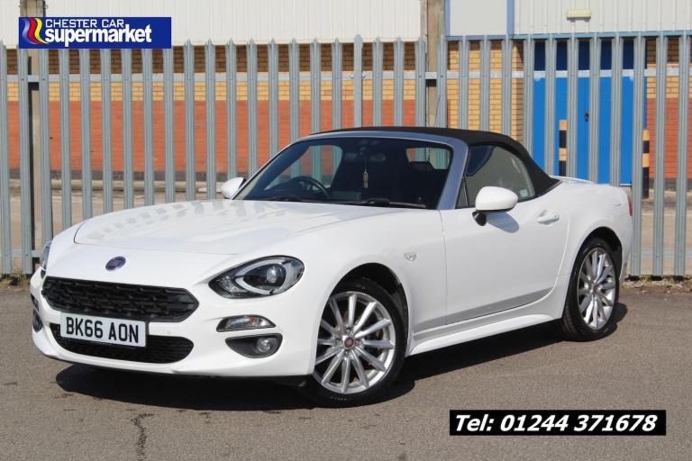 2016 Fiat 124 Spider 1.4 MultiAir Lusso Plus Euro 6 2dr CONVERTIBLE Petrol Manual