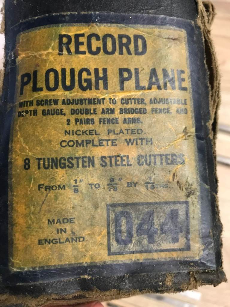 Record Plough Plane