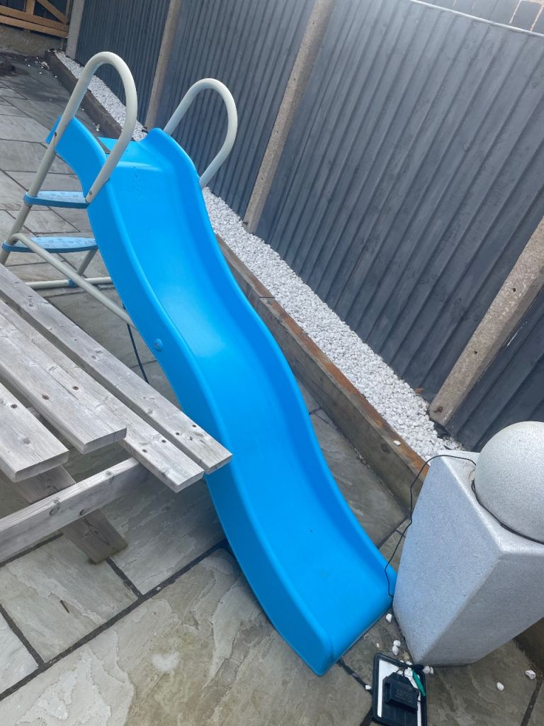 Kids' Outdoor Slide – Blue