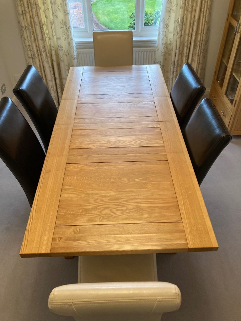 Dining table and chairs