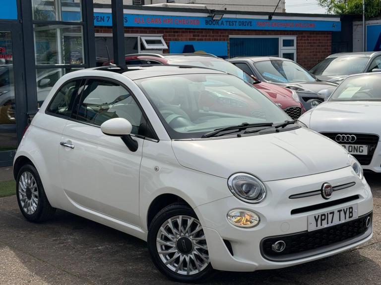 2017 Fiat 500 1.2 Lounge Hatchback 3dr Petrol Manual Euro 6 (s/s) (69 bhp) HATCHBACK Petrol Manual