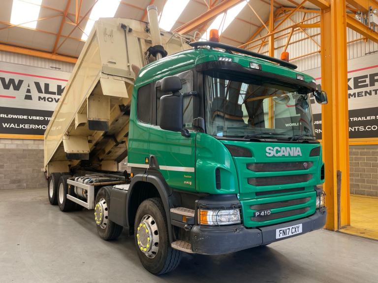 SCANIA P410 *EURO 6* 8X4 ALUMINIUM INSULATED TIPPER – 2017 – FN17 CXY