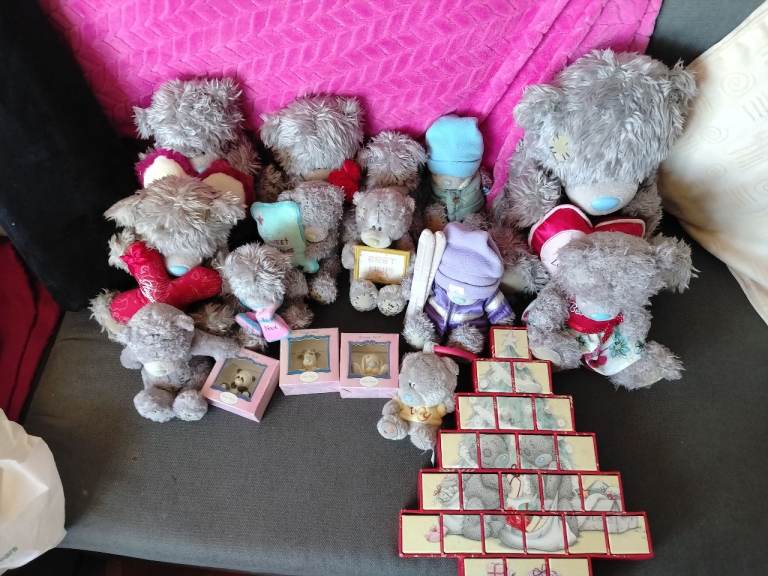 Job Lot of Tatty Teddy Bear Collection & Advent Calendar