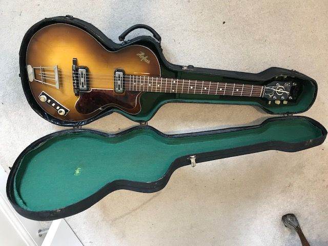 Hofner Guitar:Club 50:Vintage 1961:Twin Toasters:All original:All working:Excellent Condition:SALE