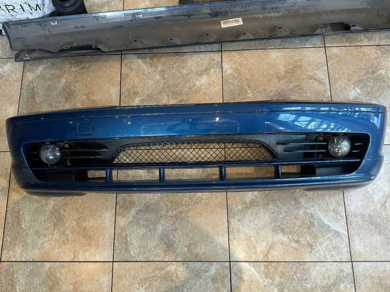 GENUINE BMW 3 SERIES E46 COUPE SE TOPAZ BLUE FRONT BUMPER 1998-2003 