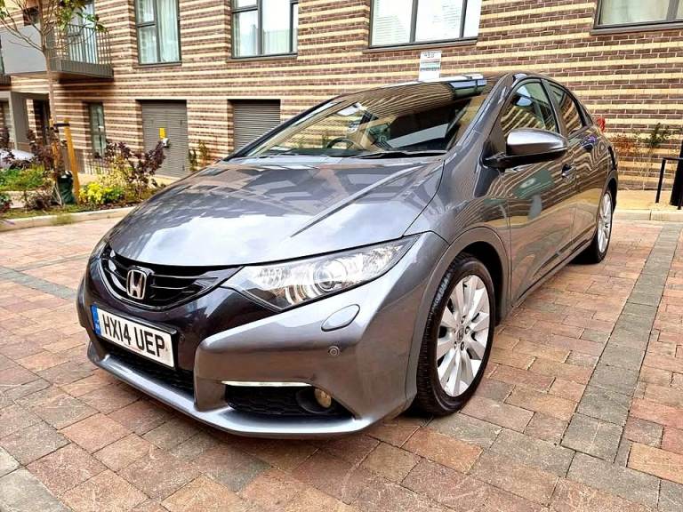 Honda, CIVIC, Hatchback, 2014 PETROL 1.8 i-VTEC AUTO | LEATHER | ULEZ | CAT N | LONG MOT