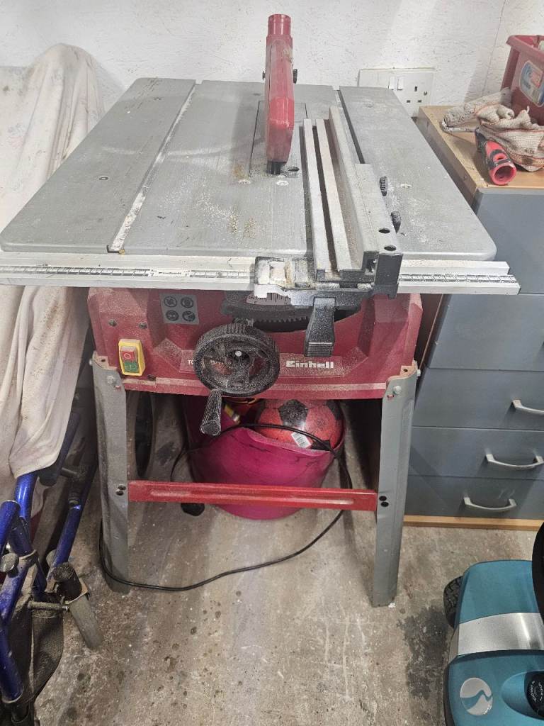 Einhell Table Saw – Red, Fair Condition