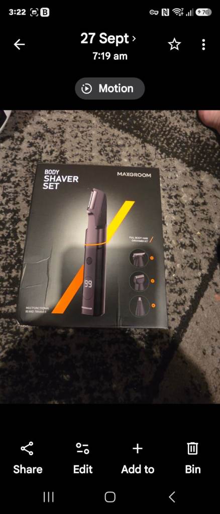 MAXGROOM 6-in-1 Electric Body Shaver Set – Brand New