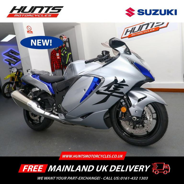 NEW Suzuki Hayabusa. Silver/Blue. £18,599 On The Road (NO ADDED FEES!)