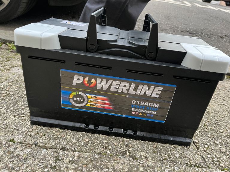 AGM car battery 019 stop start