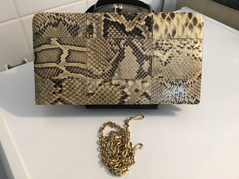 Clutch or Cross Body Bag - Crocodile effect
