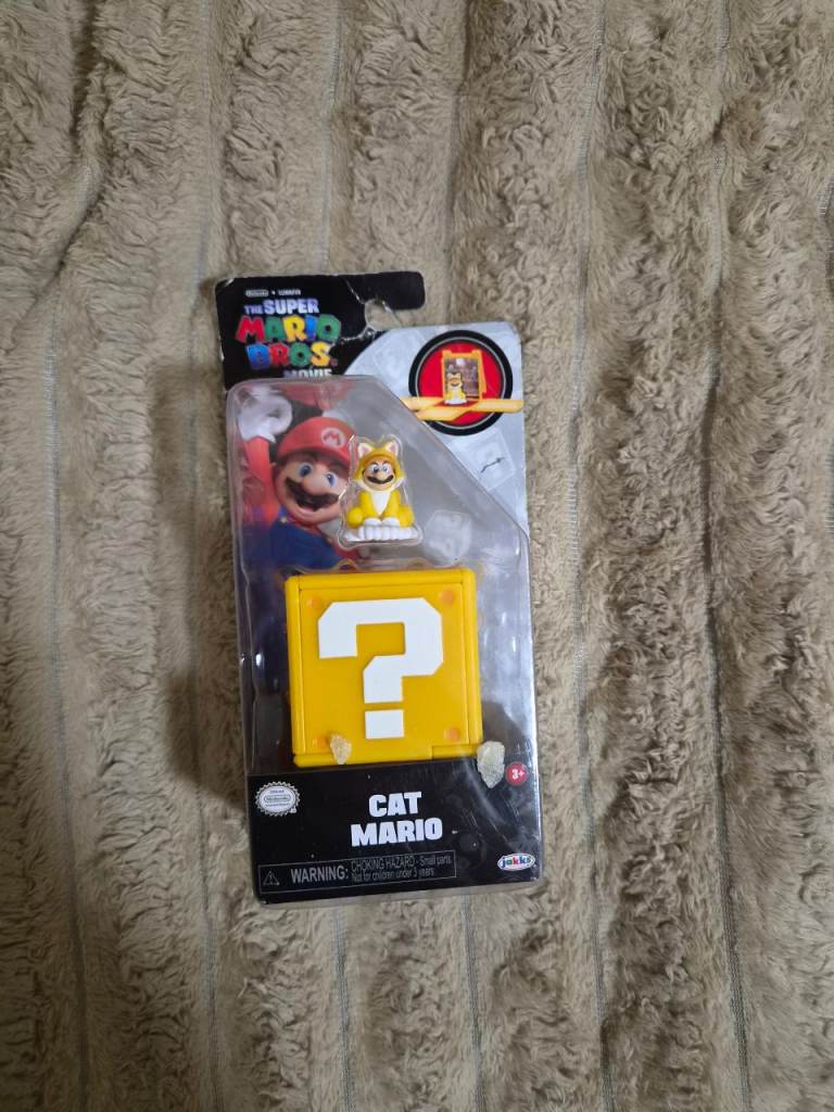 Nintendo Super Mario Bros. Cat Mario Figure - New in Box