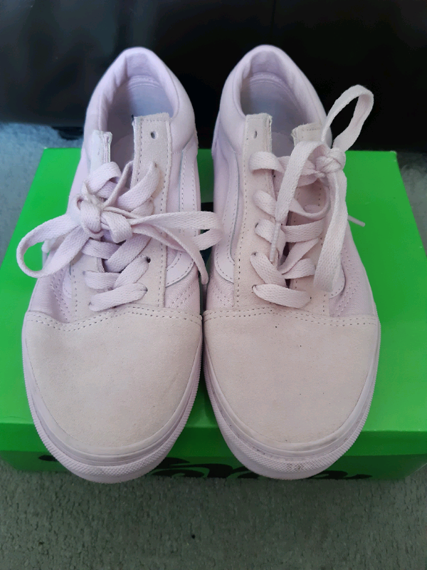 Pink vans trainers 