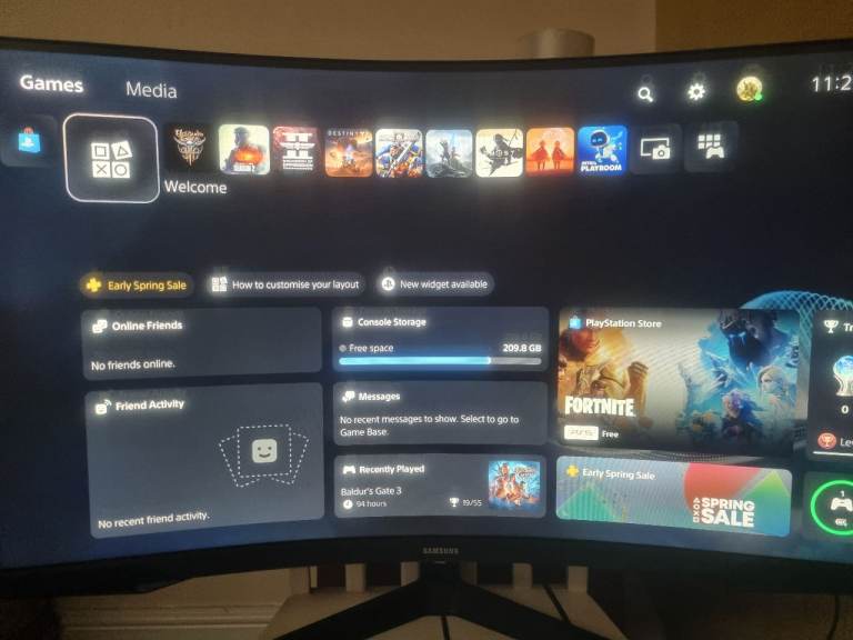 Samsung G5 32inch curved gaming monitor 