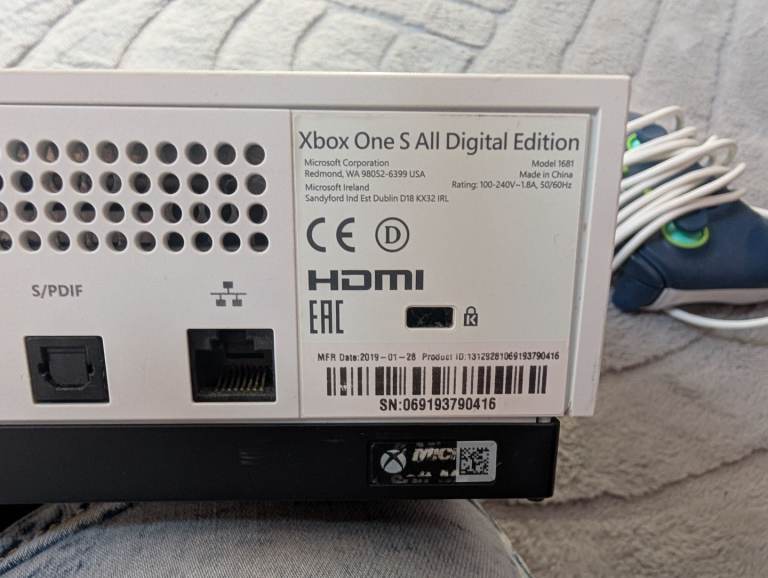 Xbox One S All Digital Edition Console – Good Condition