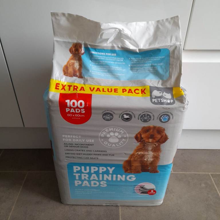 For sale : Puppy training pads 60cms x 60cms.  