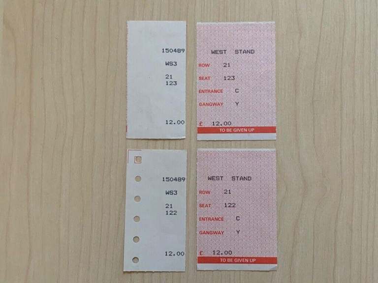 1989 FA Cup SF Liverpool vs Notts Forest at Hillsborough..