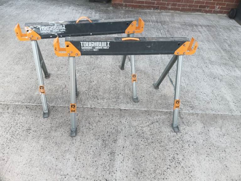 ToughBuilt Sawhorses – Pair, Good Condition