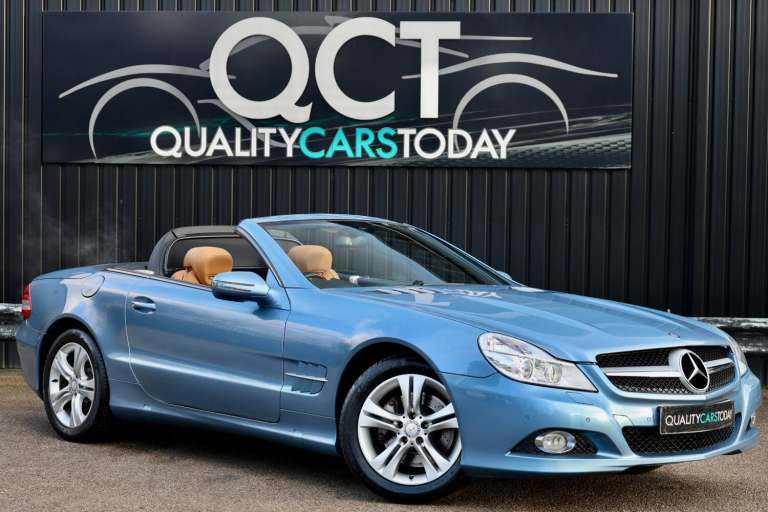 2010 Mercedes SL 350 3.5 V6 * Indigolite Blue + Natural Leather + Pano Roof*