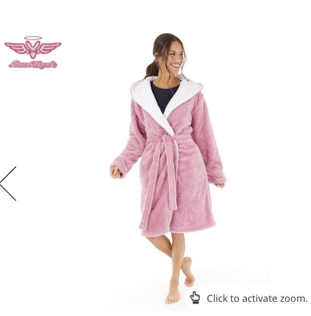 Board Angels Womens Hooded Bath Robe Size 18 (Brand New).