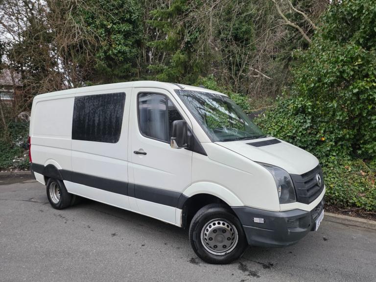 2013 63 VOLKSWAGEN CRAFTER 2.0 TDI CR50 MWB MEDIUM ROOF CREWVAN CAMPER EX POLICE