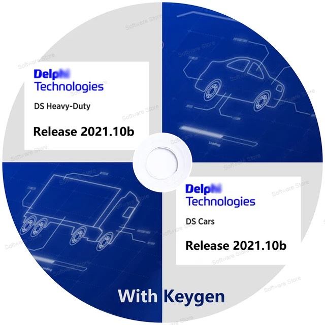 Delphi 2021.10b with keygen OBD2 Latest Software diagnostics