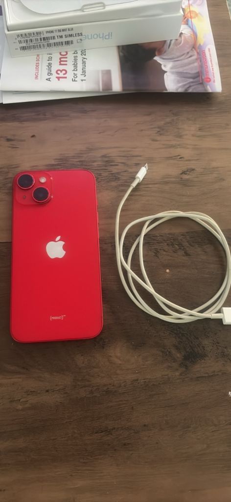 Apple iPhone 14 Red, unlocked, 128gb 