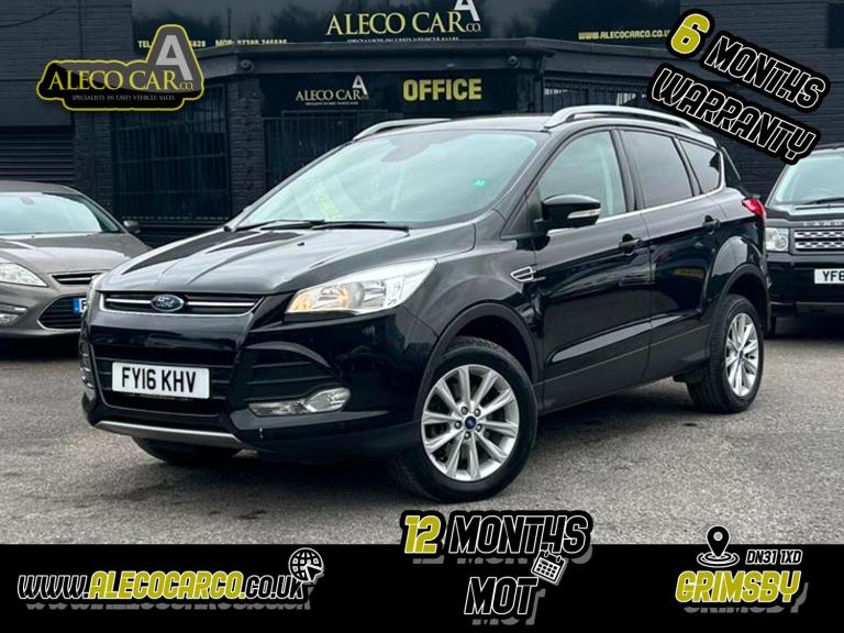 FORD KUGA 2.0 TDCi Titanium Black Manual Diesel 2016