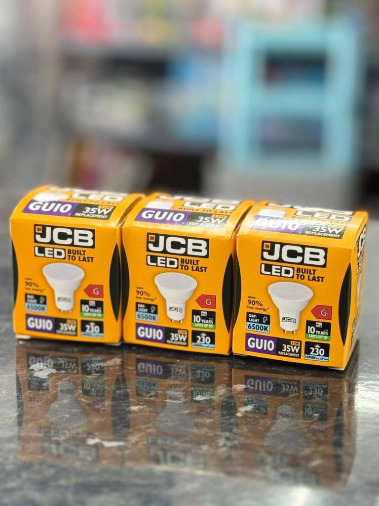 LED GU10 Light Bulbs – Daylight 6500K Energy‑Saving Spotlights