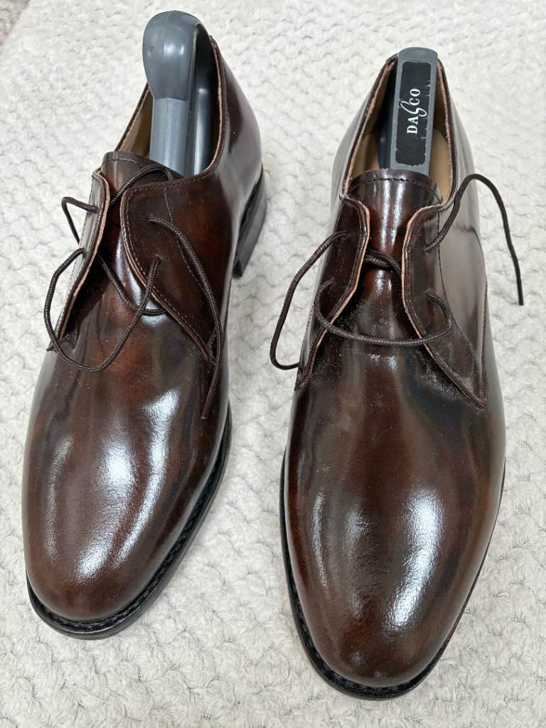 SAMUEL  WINDSOR  SIZE 9   Dark Brown Leather brogue  