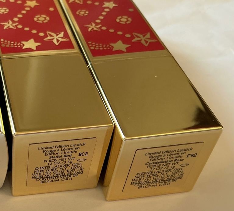 Estee Lauder Limited Edition Lipsticks - Constellation Rose & Scarlet Red