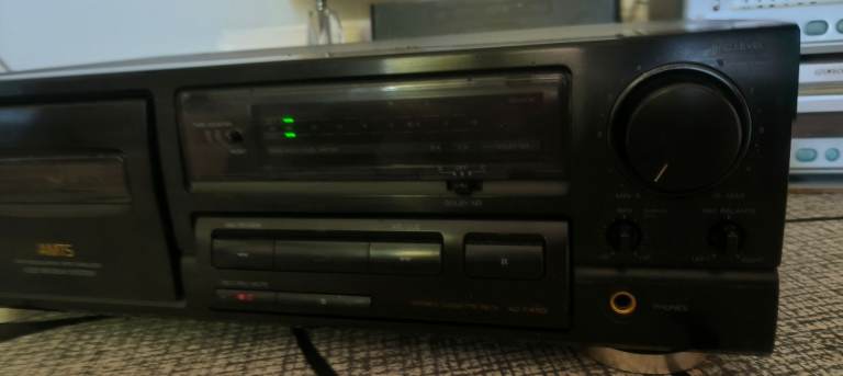 Aiwa cassette deck player/recorder.