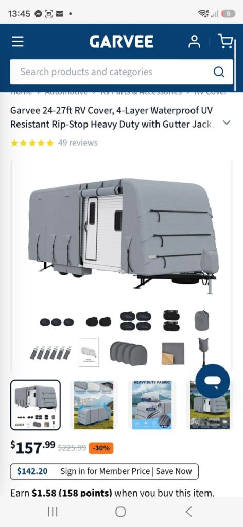 Brand new caravan cover 