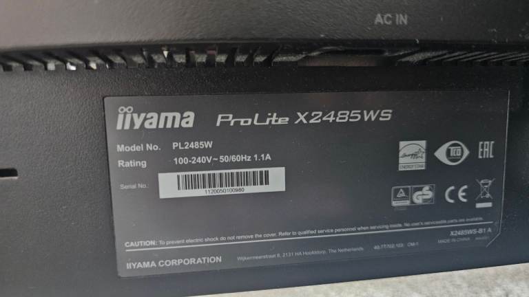IIyama ProLite X2485WS
