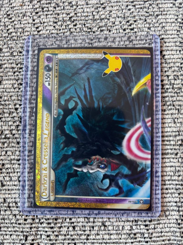 Pokemon 30th celebrations cards price is different for each card darkrai is £30 