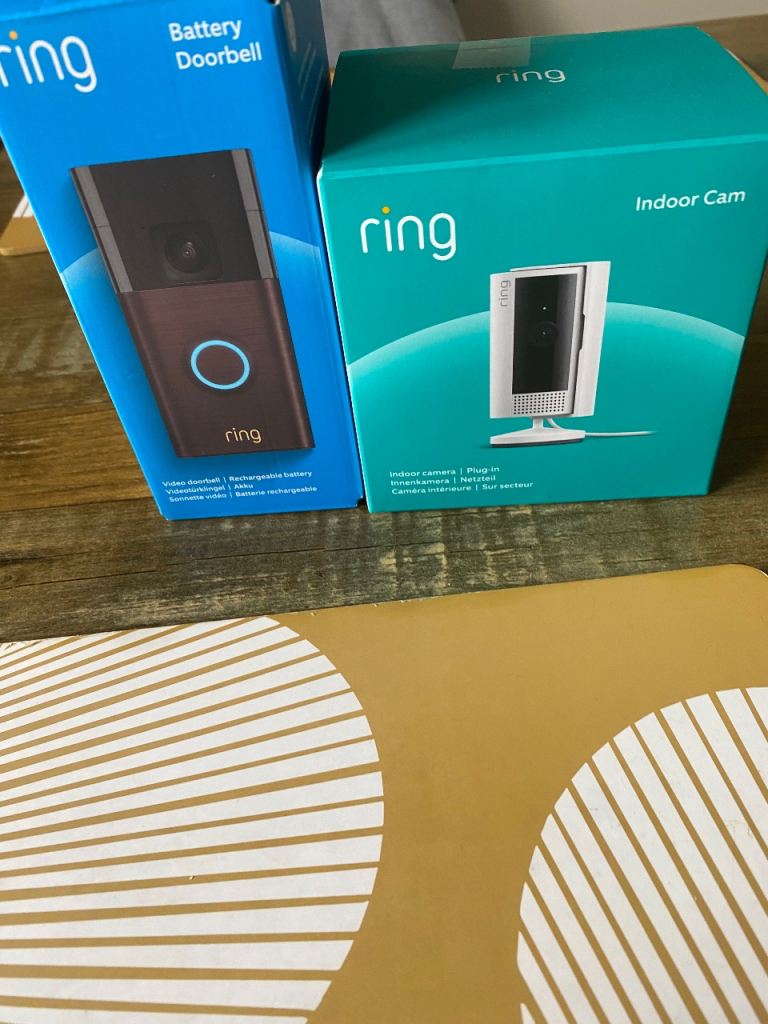 ring batter Doorbell with Indoor Cam