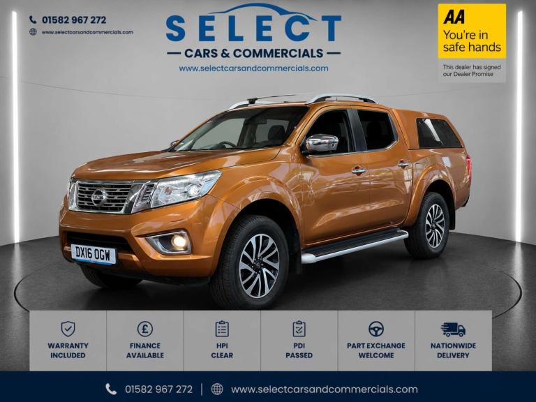 2016 Nissan Navara 2.3 NP300 Navara Tekna dCi 4WD Pickup Diesel Manual