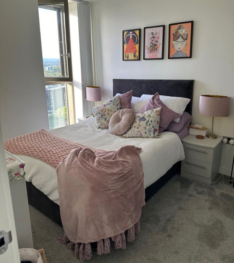Double Bed with Mattress