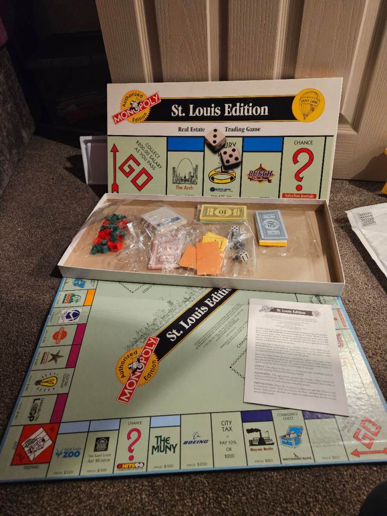 Rare usa st louis monopoly