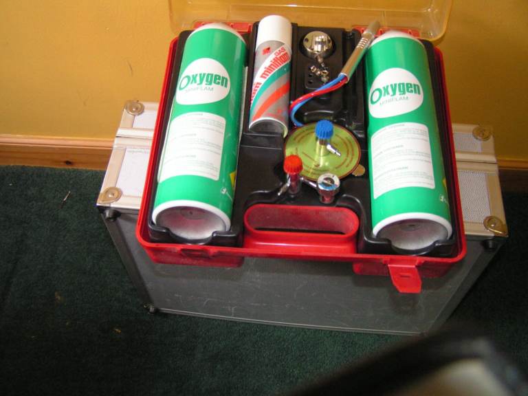 Hobby gas brazing torch 