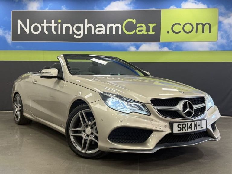 2014 Mercedes-Benz E Class E200 AMG Sport 2dr 7G-Tronic CONVERTIBLE PETROL Automatic